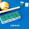 GSE Games & Sports Expert 12-Pack Billiard/Pool Cue Chalks, Billiard Pool Table Accessories for Home/Tournament Use (Green) view 3