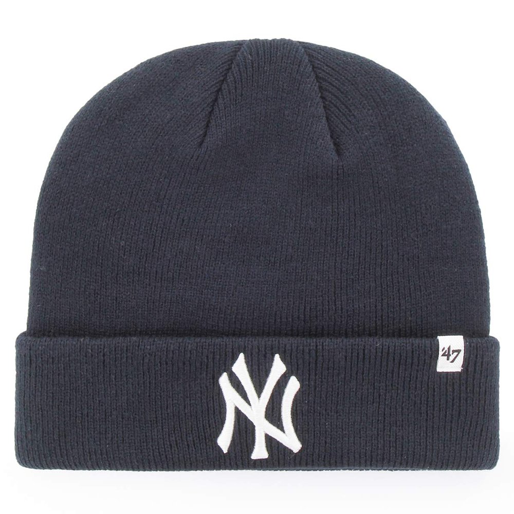 New York Yankees Men's '47 Raised Cuffed Beanie Navy One Size