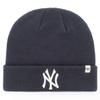 New York Yankees Men's '47 Raised Cuffed Beanie Navy One Size view 1