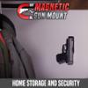 ALLEN Company Gun Magnet, Rubber Coated Magnetic Handgun Mount, 35 lbs, Black (18530) view 3
