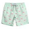 maamgic Mens Swim Trunks Quick Dry Swim Shorts with Mesh Lining Funny Swimwear Bathing Suits 7inch Light Green Large view 1