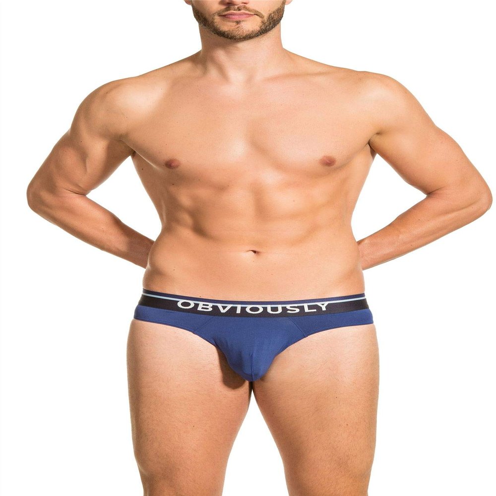 Obviously PrimeMan - Hipster Brief - Navy - Large