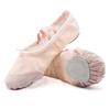 DoGeek Ballet Shoes for Girls Practise Ballet Slipper Dance Shoe Canvas Split Sole Ballet Shoes for Women Kids Toddlers Apricot Pink view 1