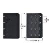 BCRoom Cotton Women Ladies 4 Hooks Bra Strap Extension Underwear Buckle Soft Comfortable 3 pcs Black view 2