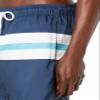 Amazon Essentials Men's 7" Swim Trunks with Mesh Lining, Pockets, Drawstring Closure, Navy White Stripe, Medium view 4