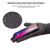 TRENDOUX Winter Gloves, Knit Touch Screen Glove Men Women Texting Smartphone Driving - Anti-Slip - Elastic Cuff - Thermal Soft Lining - Hands Warm in Cold Weather - Gray - M view 4