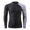 HUGE SPORTS Men's Splice UV Sun Protection UPF 50+ Skins Rash Guard Long Sleeves (Chapped, S) view 2