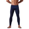 K-Men Mens Royal Blue Underwear Pants Long John Leggings Base Layer Bottom Large view 1