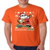 ALLNTRENDS Men's T Shirt Christmas Jams Ugly Xmas Cute Trendy (3XL, Orange) view 1