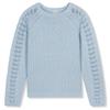 Kid Nation Girls Sweaters for Teen Girls Toddler Girl Cute Knit Crewneck Pullover Light Blue Size 5-6 Years view 1