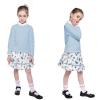 Kid Nation Girls Sweaters for Teen Girls Toddler Girl Cute Knit Crewneck Pullover Light Blue Size 5-6 Years view 2