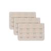 BCRoom Cotton Women Ladies 4 Hooks Bra Strap Extension Underwear Buckle Soft Comfortable 3 pcs Skin Color view 1