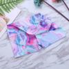 YiZYiF Little/Big Girls Novelty Graffiti Printing Sports Wide Band Gymnastics Dance Swimming Shorts Colorful Graffiti 8 view 3
