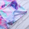 YiZYiF Little/Big Girls Novelty Graffiti Printing Sports Wide Band Gymnastics Dance Swimming Shorts Colorful Graffiti 8 view 4