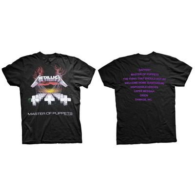 Metallica Men's Master of Puppets (Back Print) Slim Fit T-Shirt XX-Large Black