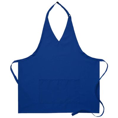 DayStar Apparel 300 V-Neck Tuxedo Apron w/Center Divided Pocket, Royal
