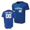 Custom Baseball Jersey - Front & Back/Name & Number (Royal Blue, XXXX-Large) view 1