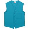 DayStar Apparel 740 One Pocket Button Unisex Vest, Turquoise, 2XL view 1
