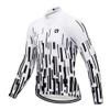 Coconut Ropamo CR Men's Long Sleeve Cycling Jersey with Zipper Pockets Bike Shirt Cycle Clothing Quick Dry Breathable (M, Black Stripe) view 1
