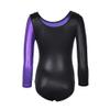 ESHOO Gymnastics Leotards for Girls, One-Piece Striped Gymnastics Ballet Leotards with Shinning Diamond Embroidered view 2