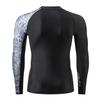 HUGE SPORTS Men's Splice UV Sun Protection UPF 50+ Skins Rash Guard Long Sleeves (Leopard Print, S) view 4