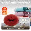 OutdoorMaster Merino Wool Ski Socks for Kids, Boys & Girls, Thermal Winter Warm Snowboarding Socks for Cold Weather view 3