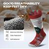 OutdoorMaster Merino Wool Ski Socks for Kids, Boys & Girls, Thermal Winter Warm Snowboarding Socks for Cold Weather view 4