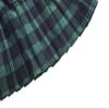 EXCHIC Women's A-Line Mini Skirt Stretchy High Waist Pleated Tennis Skirts Plaid School Uniform Dance Casual Wear (M, 5 Green) view 3