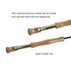 Aventik Fly Fishing Rod 9ft 4 Piece Fly Rod with Carrying Case for Saltwater Travel Fly Fishing Rod for Walleye Bass Carp Trout - Tip Fast Action in 7/8/9/10/11/12 Weight (9'0'' LW10) view 2