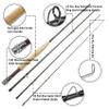 Aventik TroutFly Series Fly Fishing Rod, Carbon Fiber Ultra-Fast Action, Ultra-Portable 4-Piece Trout Rod with Cordura Rod Tube, 9/96/10, LW49 Options (9'0'' LW4) view 3