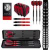 Harrows Predator Soft Tip Darts Set  Made from 90% Tungsten  18g and 20g  Includes Ultra Traction Grip, Supergrip Fusion Shafts, Prime Flights, and Travel Case - 20g view 1