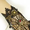 1pc Women Vintage Steampunk Style Sexy Lace Fingerless Long Gloves Spider Web view 2