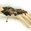 1pc Women Vintage Steampunk Style Sexy Lace Fingerless Long Gloves Spider Web view 3