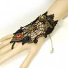 1pc Women Vintage Steampunk Style Sexy Lace Fingerless Long Gloves Spider Web view 4