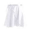 ACSUSS Women Adult Chiffon Ballet Wrap Over Scarf Dance Skirt with Tie Waist White X-Large view 3