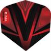 Harrows Vivid Standard Dart Flights - 100 Micron - 1 set (3) (Red)