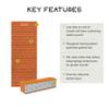 NEMO Equipment Switchback Foam Sleeping Pad - Short - Sunset Orange view 2