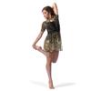 Alexandra Collection Womens Baroque Keyhole Lyrical Dance Costume Overdress Gold Adult Large view 2
