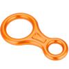 Vbestlife Rope Descender, 35Kn Figure 8 Aluminum Descender Rappel Ring Rock Climbing Gear for Rappelling Belaying Climbing (Orange) Climbing Loop 8 view 2
