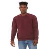 Bella Canvas Men's - Unisex Sponge Fleece Crewneck Sweatshirt - 3901 - Xs - X-Small Maroon view 1