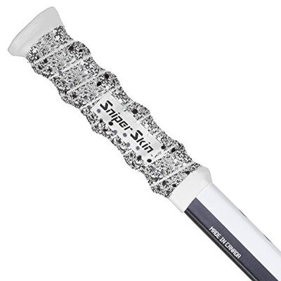 SNIPER SKIN Hockey Grip, Fits Adult and Kids Sticks, Easy Install, Durable, Better Than Hockey Tape, Ideal Team Swag, Clean Non-tack - White Shadow