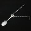 Butterfly Fork and Spoon Set for Hunting, Camping and Hiking Purposes. (Silver) view 4