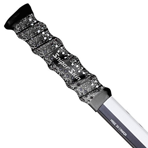 SNIPER SKIN Hockey Grip, Fits Adult and Kids Sticks, Easy Install, Durable, Better Than Hockey Tape, Ideal Team Swag, Clean Non-tack - Black Shadow