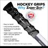 SNIPER SKIN Hockey Grip, Fits Adult and Kids Sticks, Easy Install, Durable, Better Than Hockey Tape, Ideal Team Swag, Clean Non-tack - Black Shadow view 3