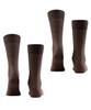 FALKE, Mens, Happy 2-Pack Socks, Dark Brown, 12.5-15 view 4