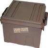 MTM ACR8-72 Ammo Crate Utility Box with 7.25" Deep, Large, Dark Earth (2 Pack) view 1