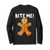 Bite Me Gingerbread Man - Inappropriate Christmas Shirts view 1