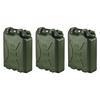 Scepter 3-Pack Portable Military Style Water Container for Camping & Outdoors, 5 Gallon, Green - Heavy-Duty Plastic Beverage and Hydration Dispenser for Outdoor Trip view 1