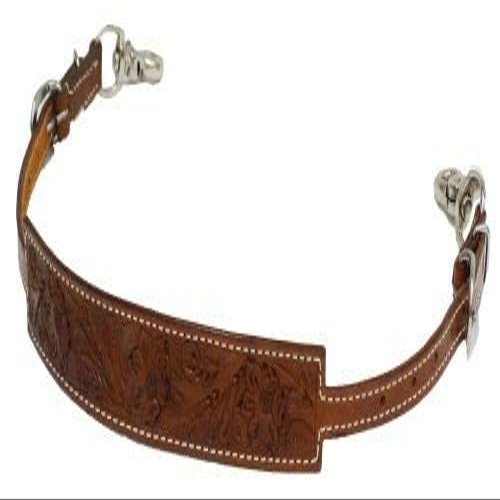 Showman Floral Tooled Medium Oil Leather Wither Strap