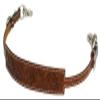Showman Floral Tooled Medium Oil Leather Wither Strap view 1